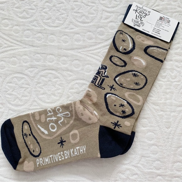 Primitives by Kathy LOL Crew Socks‎ - Couch Potato - Picture 3 of 3